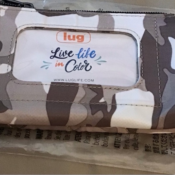 NWT LUG Metro XL pouch Camo taupe - Picture 5 of 9